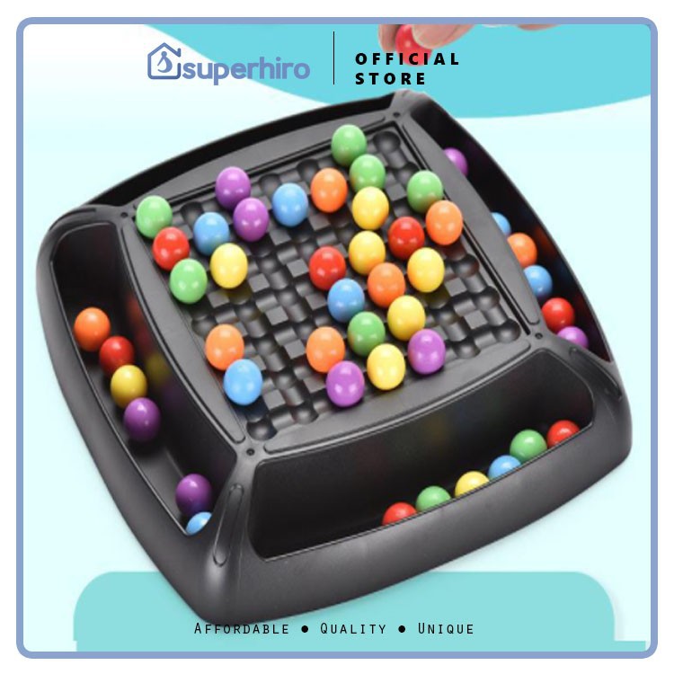 Betterway Rainbow Game Ball Chess Elimination Game Hadiah Kado Mainan