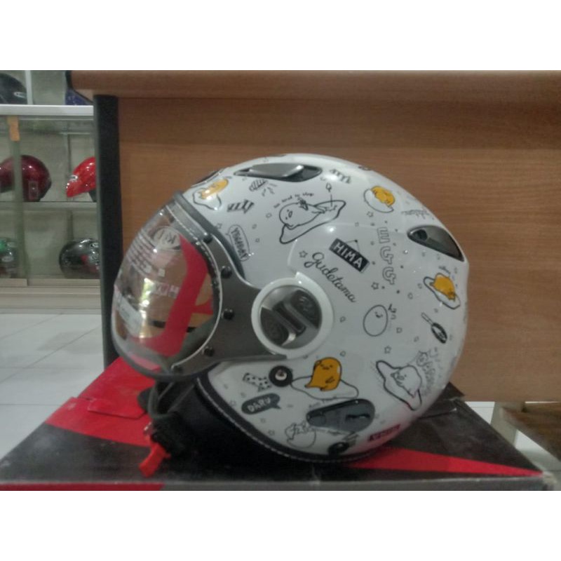 HELM HALFFACE KYT ELSICO SANRIO GUDETAMA