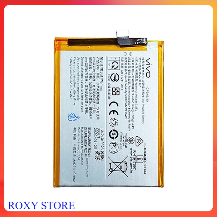 BATTERY BATERAI VIVO B-G7 Y12 Y15 Y17 2019 ORIGINAL