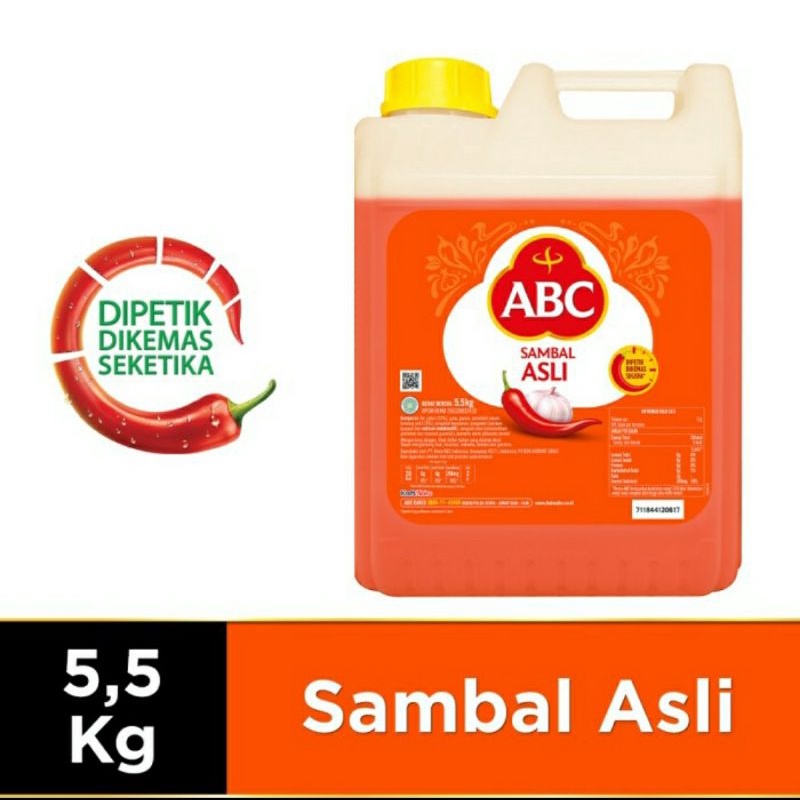 

Sambal Asli ABC Jerigen 5.5kg