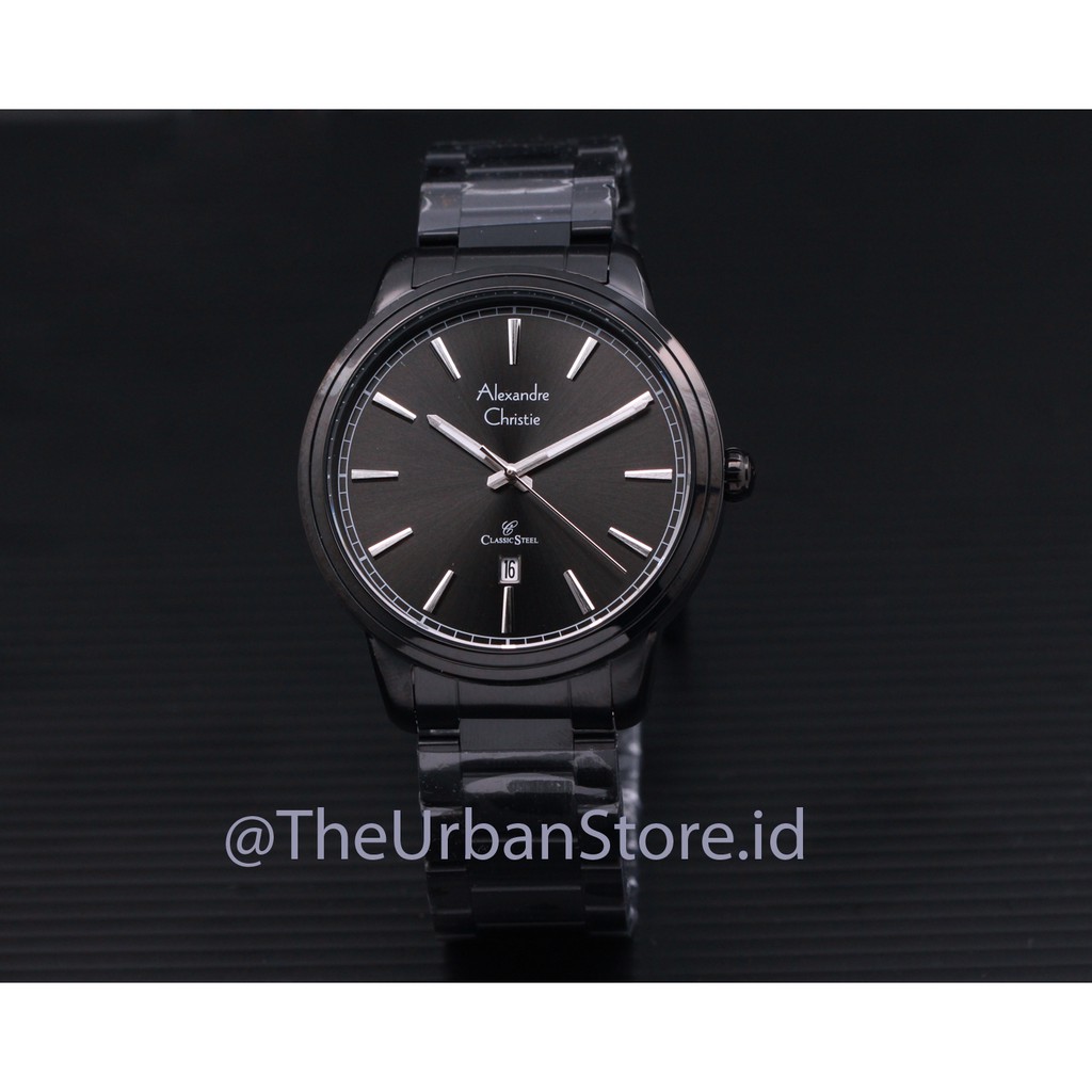 jam alexandre christie pria 8556 full black original