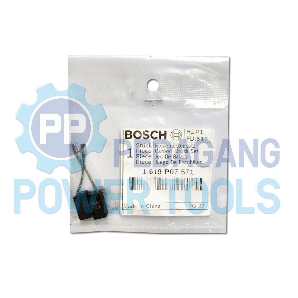 BOSCH GWS 060 CARBON BRUSH ARANG MESIN GERINDA ORIGINAL 1619P07571