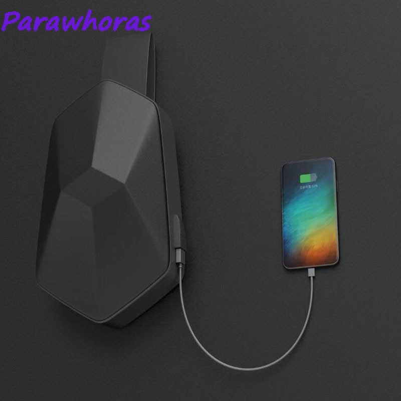 Xiaomi BEABORN Tajezzo Tas Selempang Sling Bag + USB Charger - 0201 [Hitam]