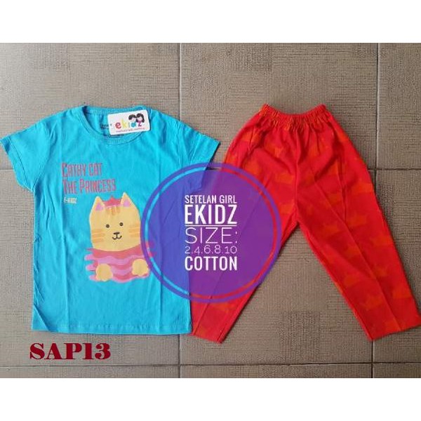Kaos dan Celana Setelan Anak Perempuan Terbaru Berkualitas SAP01