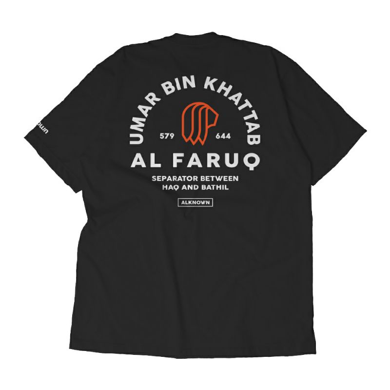 alknown Umar Bin Khattab (Al Faruq) - T-shirt / Kaos Dakwah-0