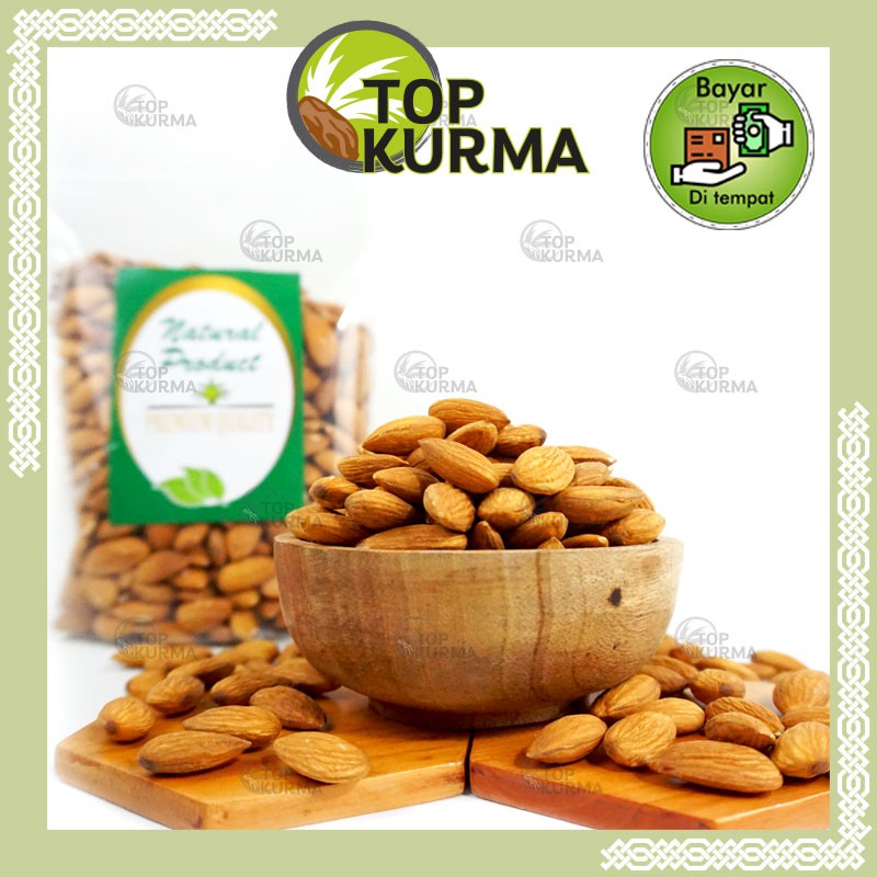 

Kacang Almond Kupas Mentah 500gr ASI Booster