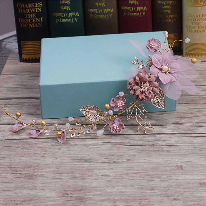 Siy Mahkotatiara Rambut Bahan Alloy Handmade Untuk Pernikahanpengantin Wanita