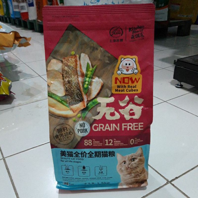 Kf BEAUTY / Kitchen Flavor Beauty 1,5kg Fres Pack Makanan Kucing