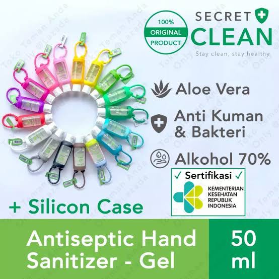 Secret Clean Hand Sanitizer Gel 50ml - Antiseptic