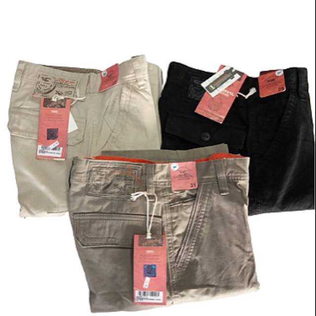 Cargo pendek canvas #ORI CARDINAL#  (size K 27-32 / size B 33-38)