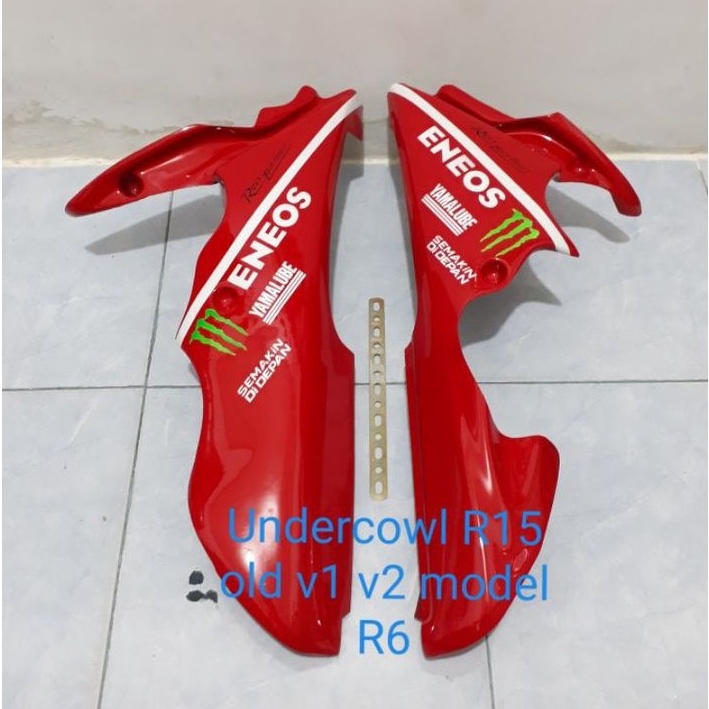 Undercowl R15 old model R6 Undercowl R15 v2 v1 UC R15 Sambungan fairing body bawa Cover Tutup mesin 