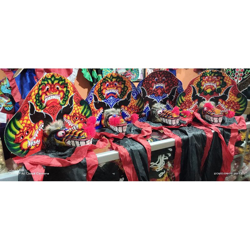 Barongan anak cat semi brush atau semprot / caploka nanak / reog thek / barongan / reog /devil