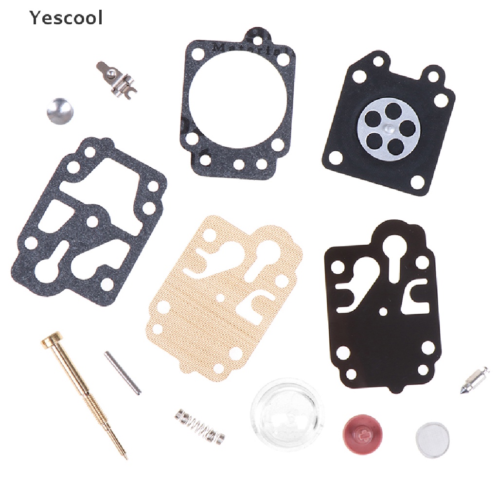 Yescool Set Gasket Karburator Diafragma 139f 26CC 33CC 43CC 52CC