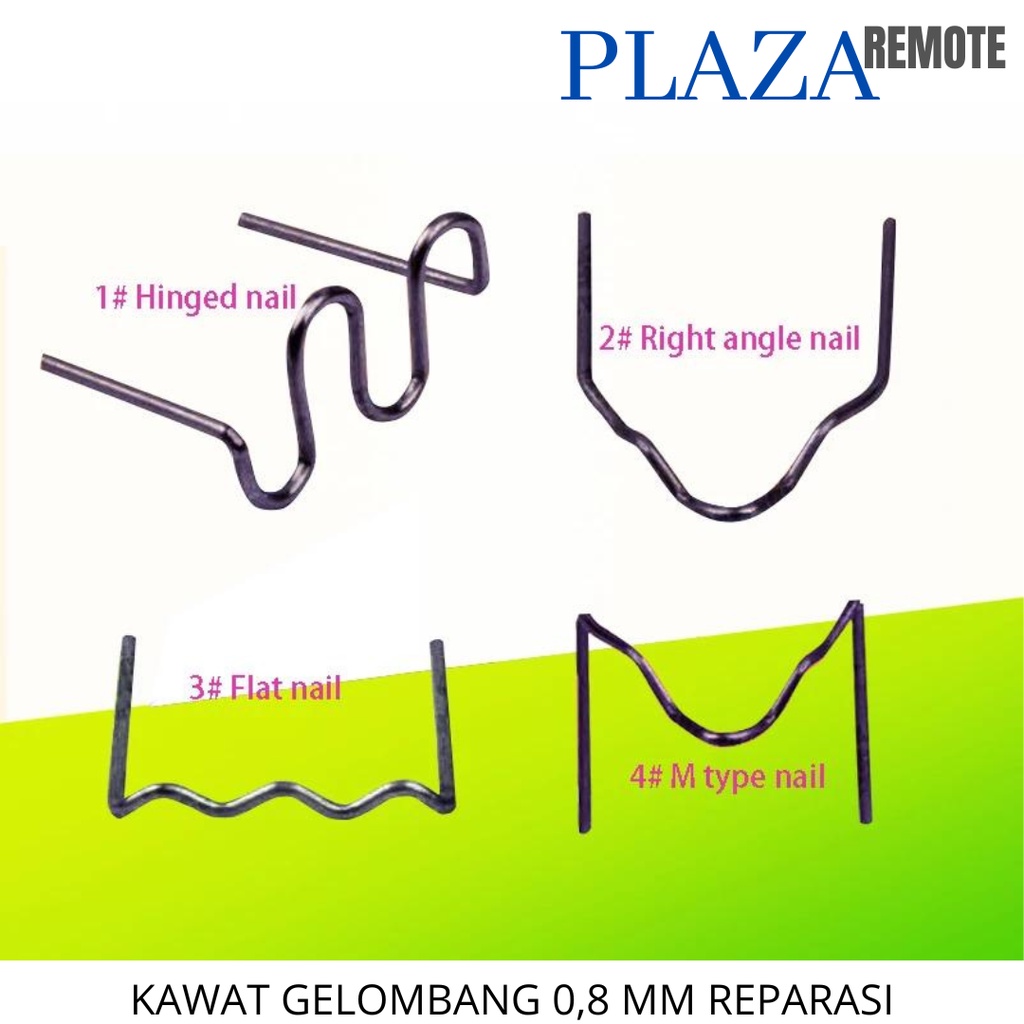 KAWAT BATANG LAS PLASTIK REPARASI BUMPER FENDER 0.8 MM