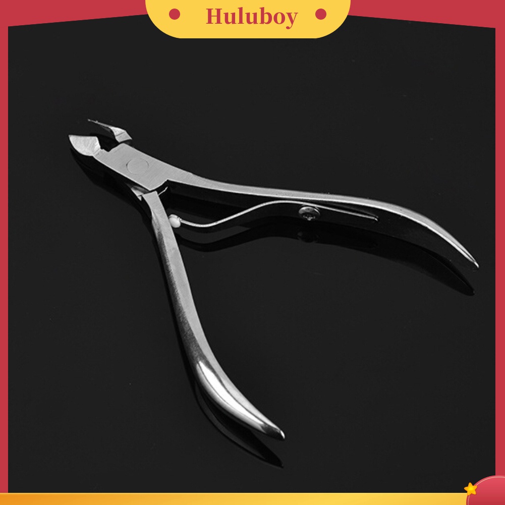 Huluboy Huluboy♡ Gunting Kuku Palsu Bahan Stainless Steel Untuk Salon Manicure
