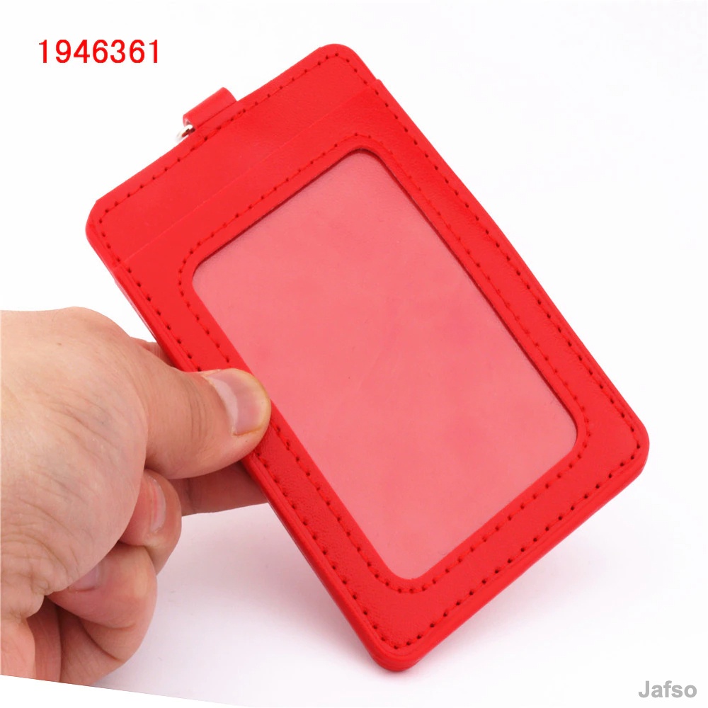 Nametag Id Card Holder Kulit ID Card Kulit 2 Slot / Badge ID