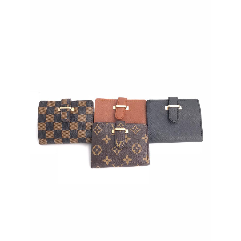 DOMPET KARTU WANITA  BS65 DOMPET KARTU KANCING ACC