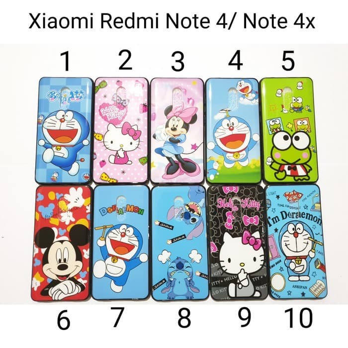 Case Softcase Karakter Xiaom Redmi Note4 /Case Xiaomi Redmi Note