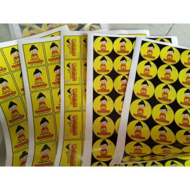 

Sticker Label Produk/Makanan dan Minuman