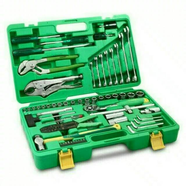 TOOLS BOX SET TEKIRO 100 PCS / KUNCI SET / KUNCI LENGKAP