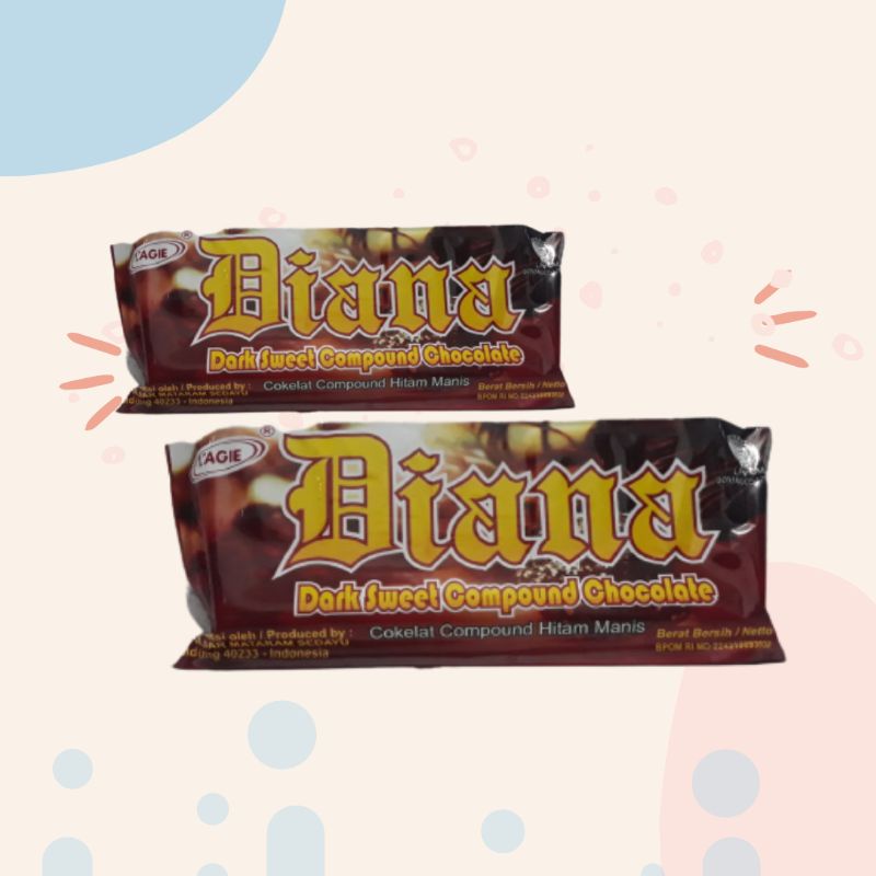 Coklat Diana / Lagie Diana / Coklat Batang Diana 250gr