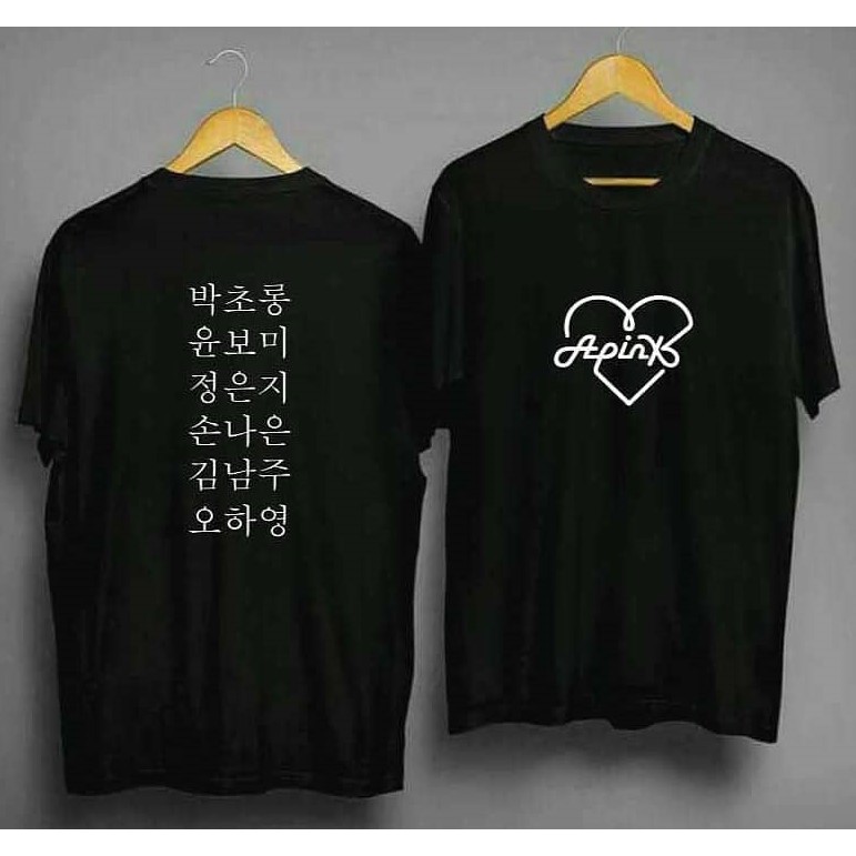 KAOS KPOP APINK NAMA MEMBER APINK NAEUN EUNJI CHORONG NAMJOO BOMI HAYOUNG KAOS PINKPANDA