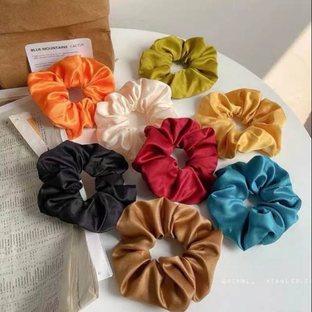 (buy 1 get 1 free) Scrunchie ikat rambut Korea/ Cepol Korea / Cepol Rambut / Cepol hijab