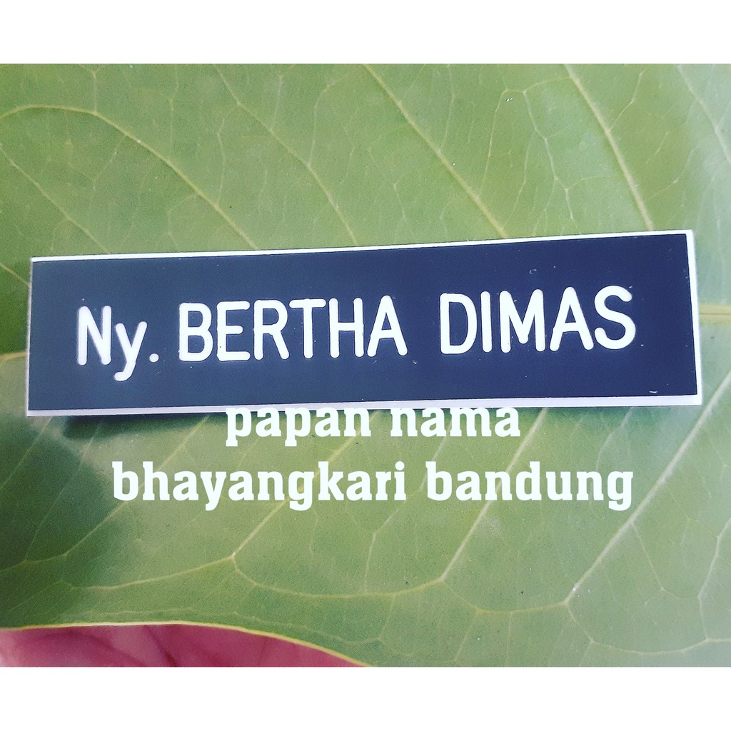 Nametag, Papan Nama Dada, Bhayangkari, Persit, Peniti