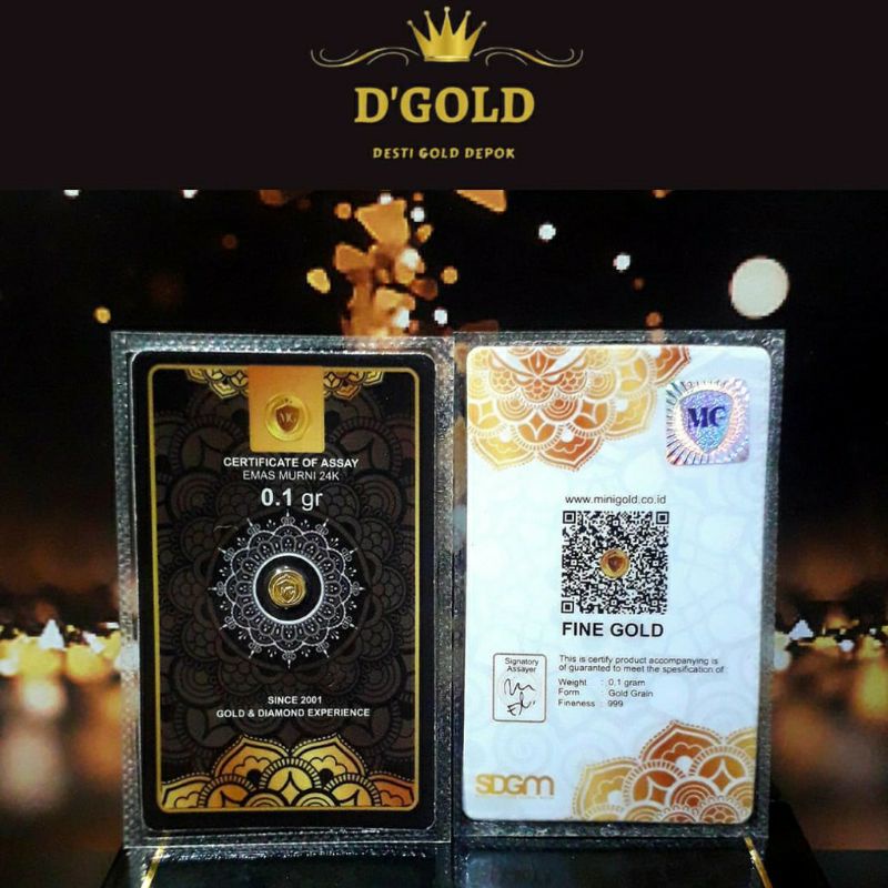 Mini Gold Harga termurah asli emas 24 krat 999,9%