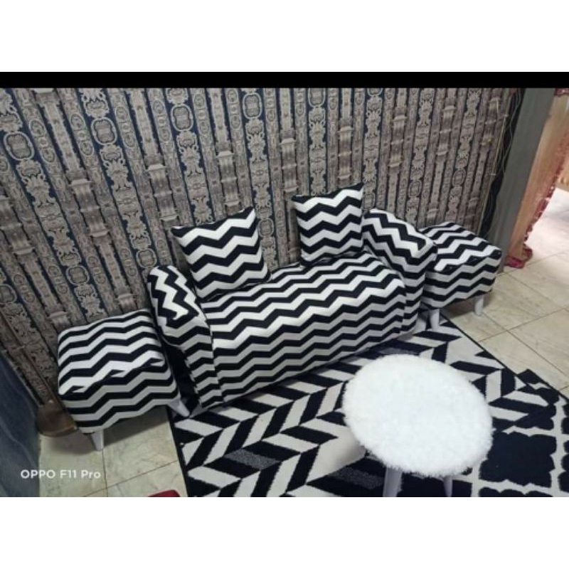 Sofa Bench Sofa Stool Panjang Sandaran set minimalis
