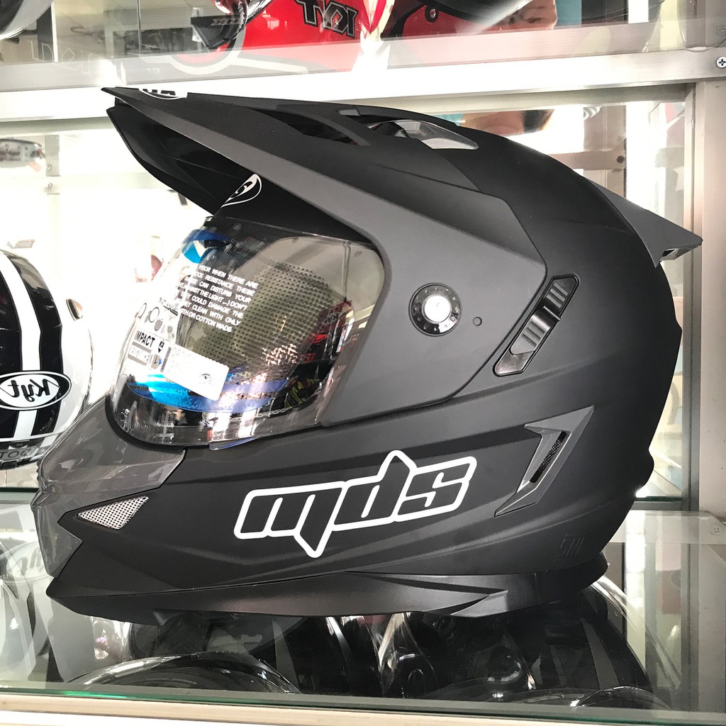 HELM MDS SUPER MOTO ( ongkir 2kg )
