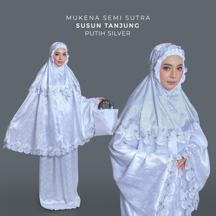 GROSIR MUKENA MANIS # GROSIR MUKENA SUSUN BUNGA TANJUNG/PUTIH