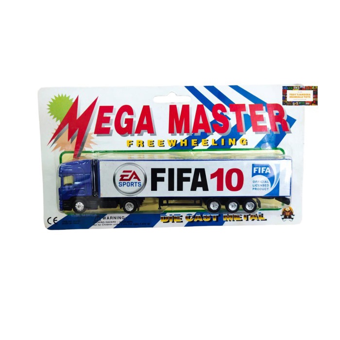 Mega Master 1/87 Advertisement Truck EA Sports FIFA 10 - Panjang 19 cm