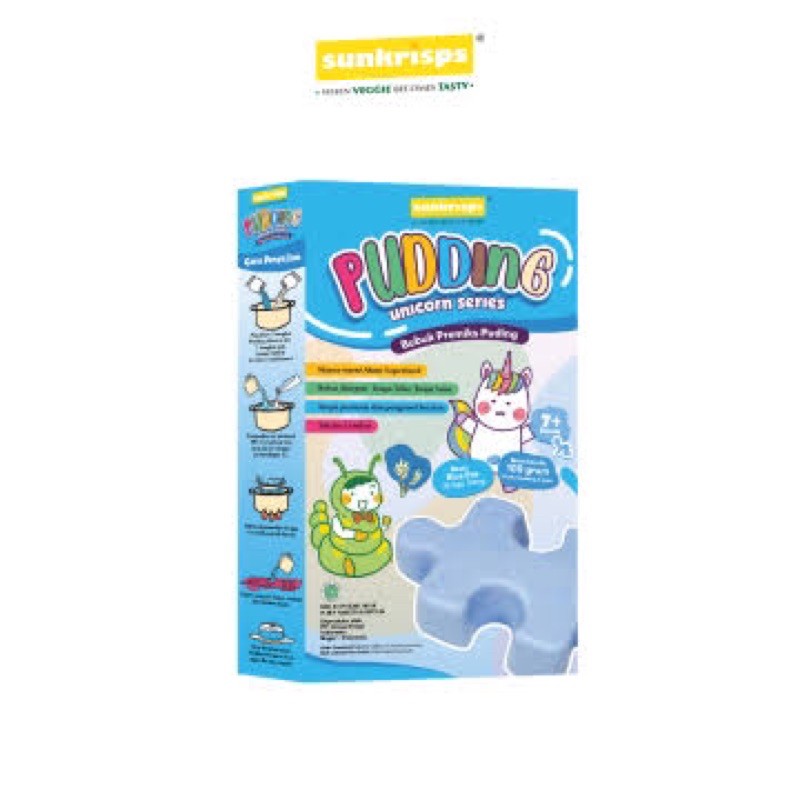 Puding Unicorn series Sunskrips 100gram