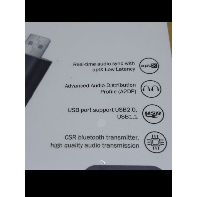 USB BLUETOOTH TRANSMITTER AUDIO 5,0 HD STEREO 2IN1 PX BRX - 1100