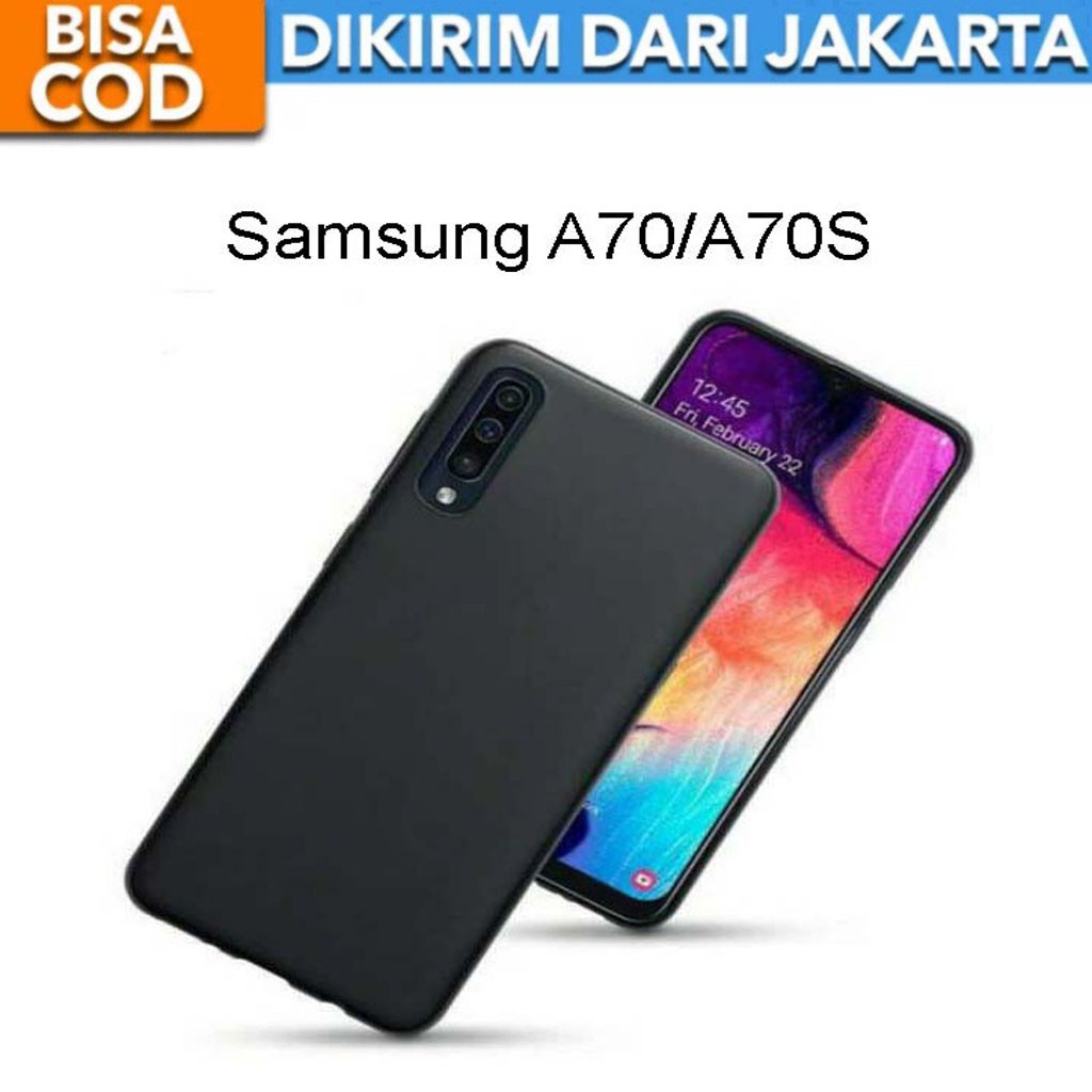 SoftCase Black Matte for Samsung Galaxy A70/A70S