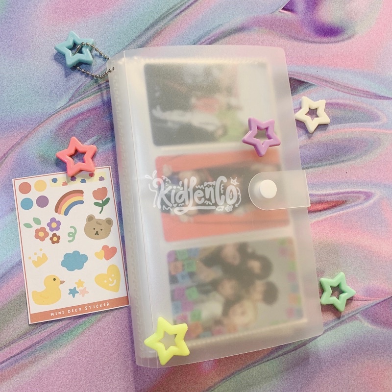 binder collect book 120 240 slot photocard ♡ kolbuk transparan kartu pc kpop anime lomo card