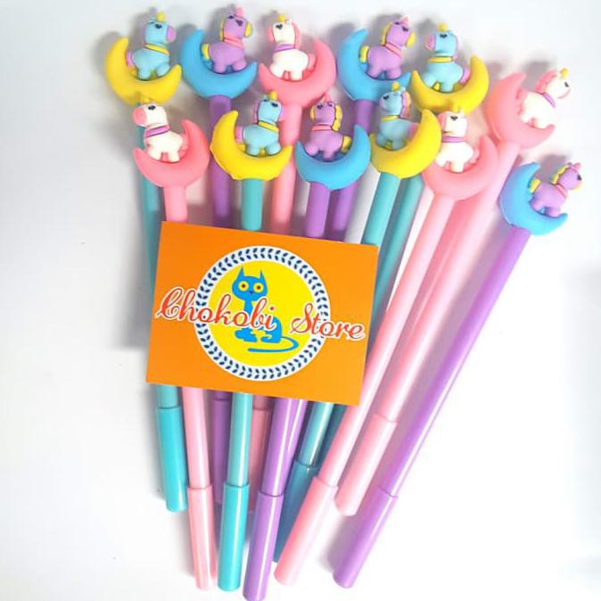 

Flash Sale Pulpen Gel Hitam Imut Karakter Pen Unicorn Moon Bulan Terbaik Di Kelasnya