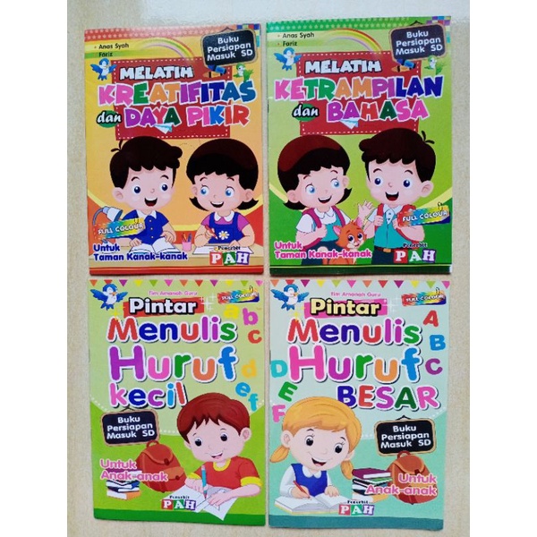 Menulis huruf Abjad Besar, Kecil, kreativitas Bahada, dan daya Pikir