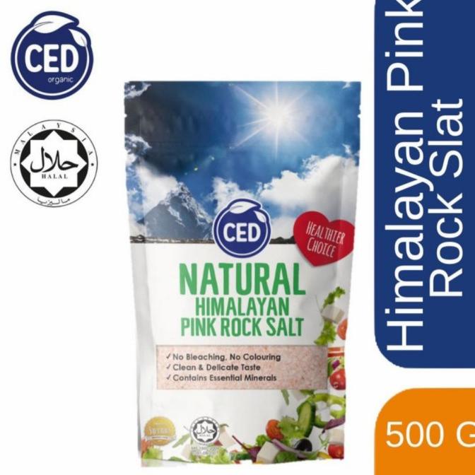 

[[COD]] CED Himalayan Rock Salt 500gr/ Garam Himalaya 100% Natural OBRAL Kode 678