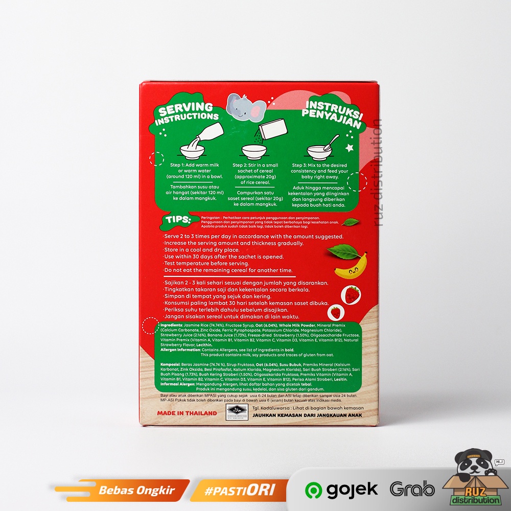 Yougrow Baby Cereal 160gr 6M+ Sereal Bayi Bubur Bayi You Grow