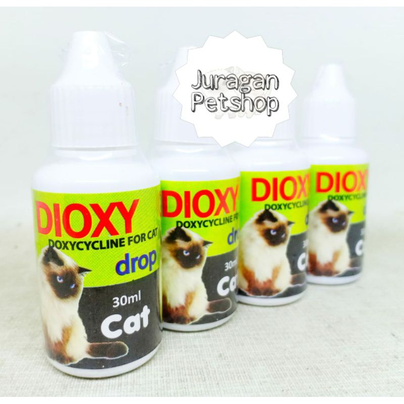 DIOXY 30ML | Obat Basmi Bakteri Kucing Tamasindo | Sesak Nafas | Batuk Bersin