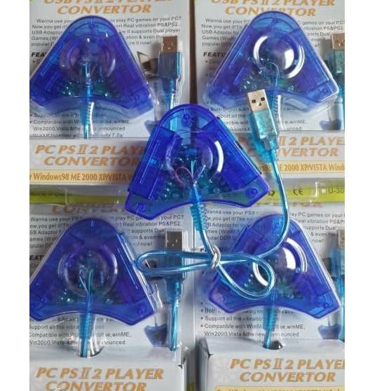 Masih ✵ fresh  converter konektor sambungan stik stick playstation PS 2 3 PS2 PS3 PC ☆☆