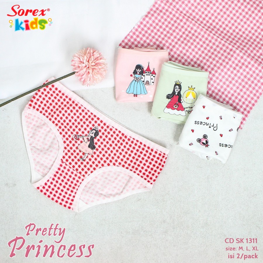 Sorex Kids Celana dalam Anak Perempuan Pretty Princess CD SK 1311