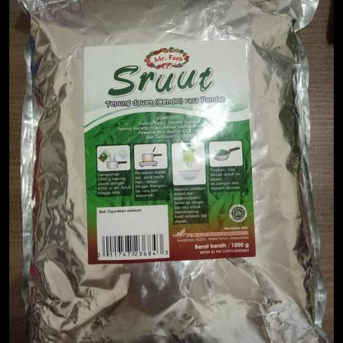 

BISA COD Tepung Dawet Sruut Premium Mr. Food 1000 gr - Vanilla