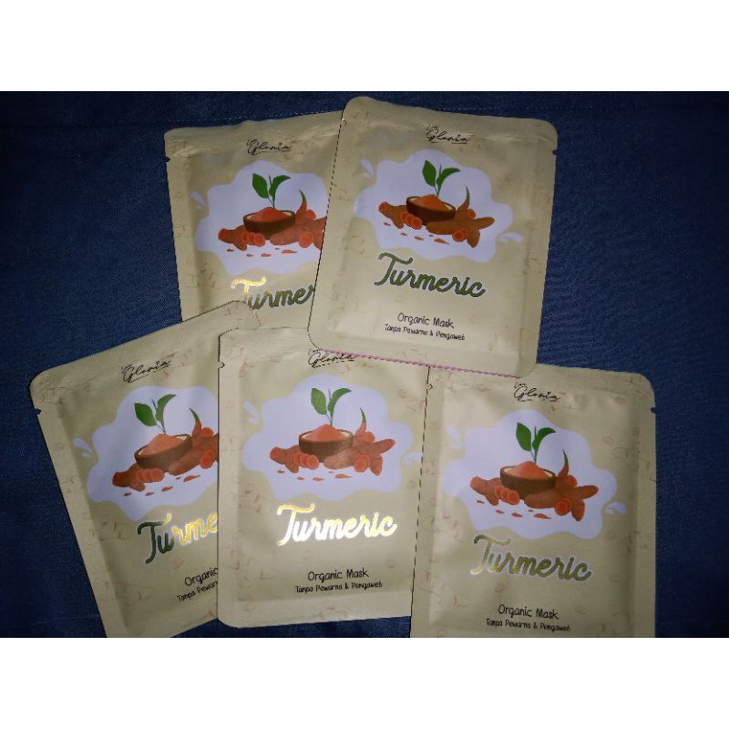 (BALIKPAPAN) Masker Organik by Lea Gloria Turmeric / Kunyit ｜ORI DISTRIBUTOR BALIKPAPAN