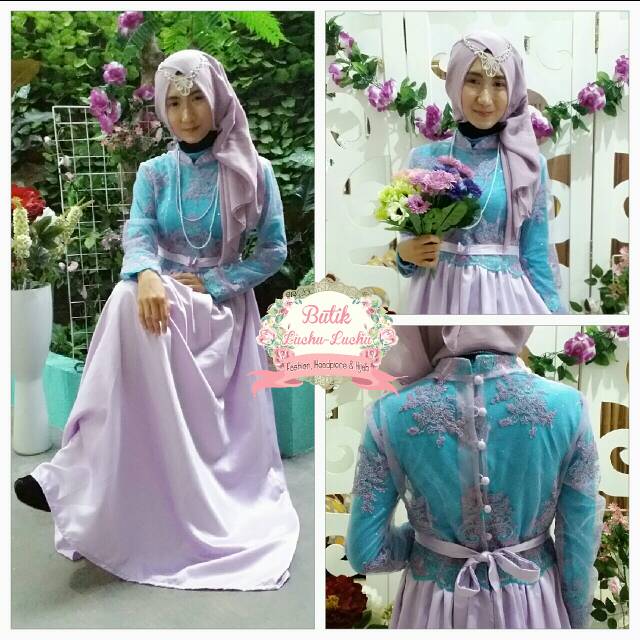 AURORA DRESS UNGU MUDA