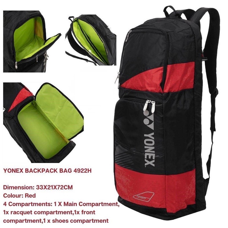 Tas Yonex Model ransel panjang original
