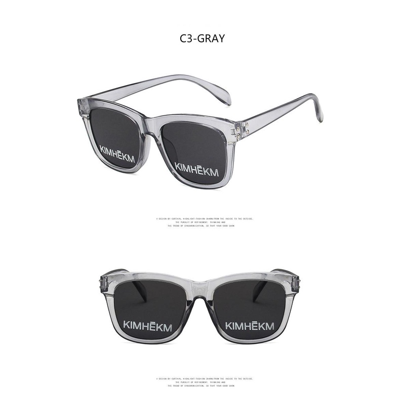 2020 new KIMHEKIM letters retro fashion sunglasses