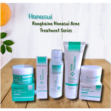 ✨SHASYA✨ HANASUI ACNE TREATMENT SERIES PAKET SKINCARE HANASUI ANTI ACNE ECER